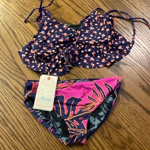 Maaji girls swim suit - reversible!!